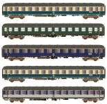 Hobbytrain H43049 - H0 - 5-tlg. Set Personenwagen D 912, DB, Ep. IV
